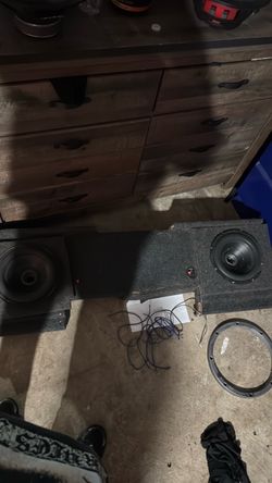 10inch quantum audio subs and box