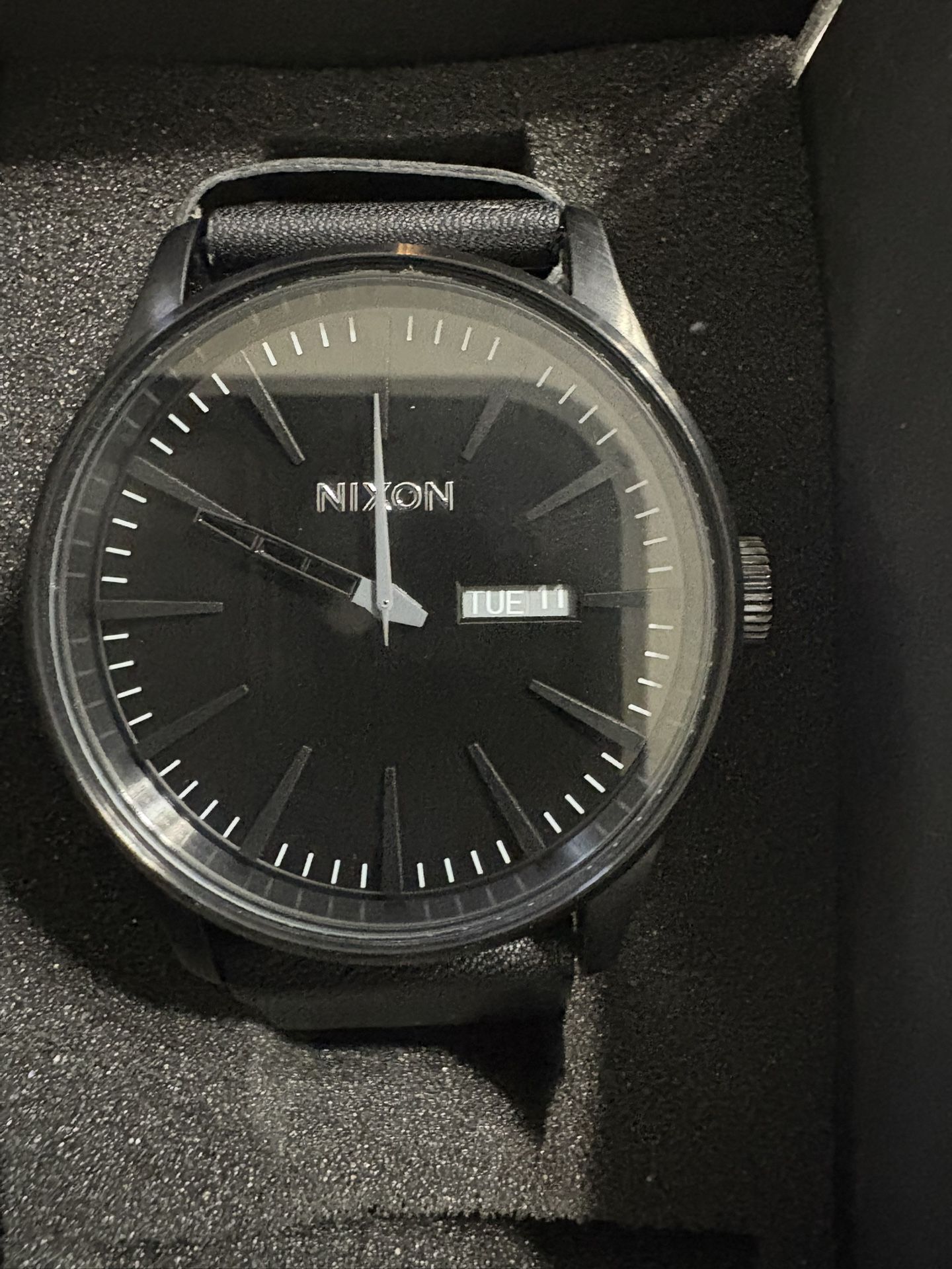 Nixon Porter All Black Leather