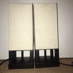 Pair Brightech Bedside Lamp w/ USB 