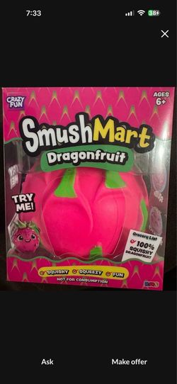 Smushmart dragonfruit squishy
