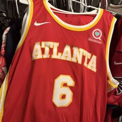 Atlanta Hawks Nike Louis Williams #6 Jersey Red 