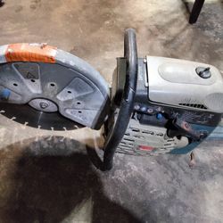 Makita DPC7311 14" gas-powered concrete cut-off saw. 