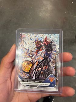 2026 Topps Now Karl-Anthony Towns Auto New York Knicks Insert OS02
