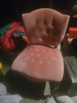 Antique Pink Chair