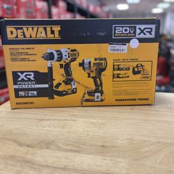 DEWALT XR POWER DETECT 2-Tool 20-Volt Max Brushless Power Tool Combo Kit with Soft Case