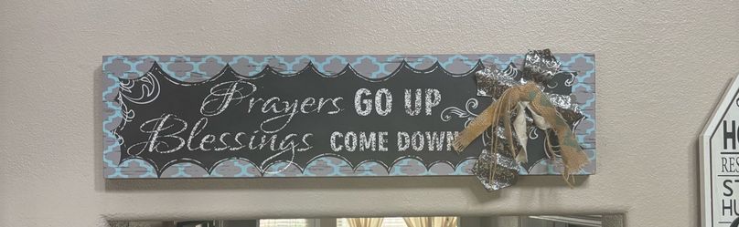 Christian Home Decor Sign