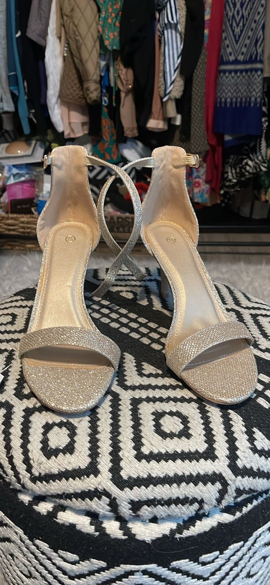 Gold heels