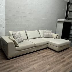 Beige Soft Sectional 