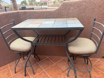 Tall outside table