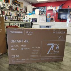 Toshiba Smart TV 4K 55 inch brand new sealed - On Payments with just $50 down 🤩✅ (