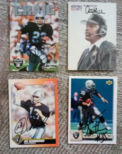Hundreds of unique football cards!!some signed.some rare.some misprints.all sorts of great cards.
