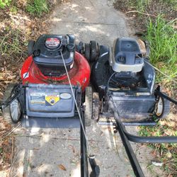 2 Lawnmowers. $100 For Both