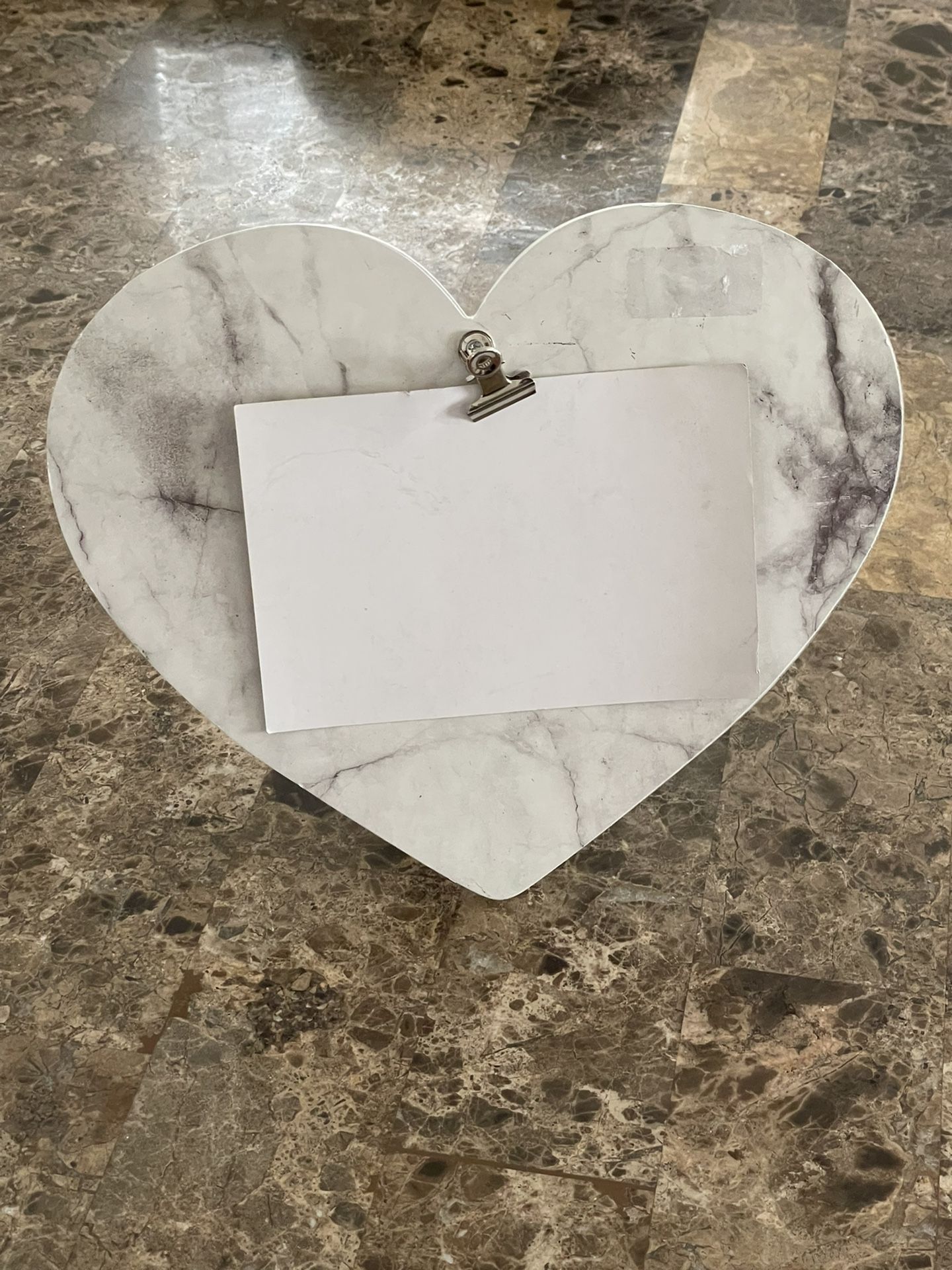 Photo Heart Clip Board For Desk/Home