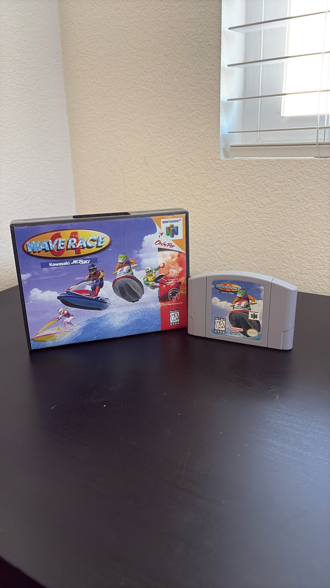 Original Nintendo (N64) Game Wave Race 64 With Custom Case