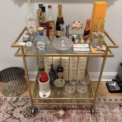 Gold Bar Cart