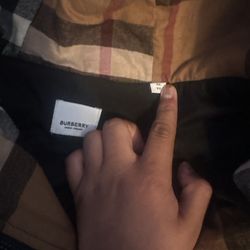 Burberry hoodie size xl  black color