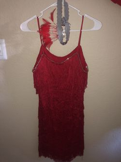 SUPER CUTE HOLLYWOOD HALLOWEEN COSTUME RED