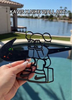 Kaws x Nike wall art