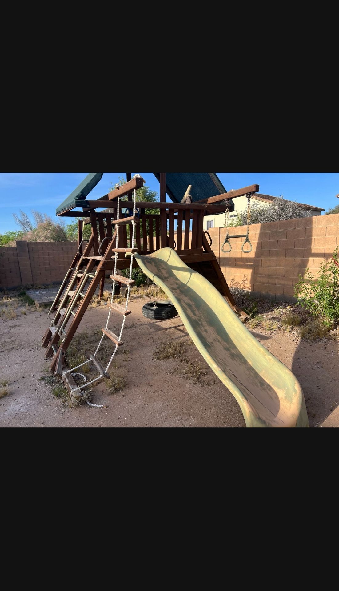 FREE play Set With Slide And Swings