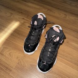 Jordan 6s Rings Black Pink