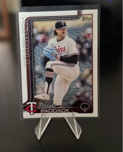 Chris Paddack Minnesota Twins Topps Baseball Card – Excellent Condition