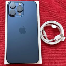 IPhone 15 Pro Max 256GB Blue Titanium - Unlocked Worldwide