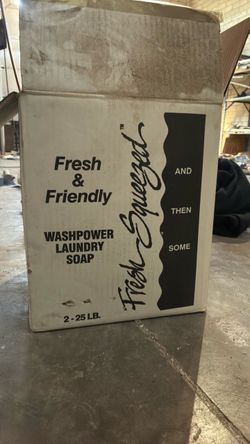 Fresh and friendly wash power laundry soap
