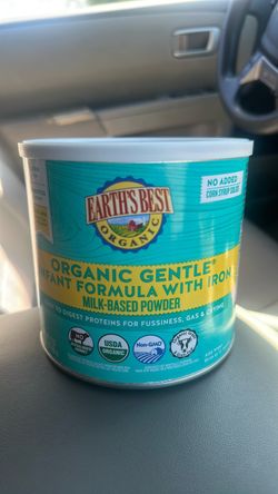 Earth's Best Organic Gentle Infant Formula with Iron