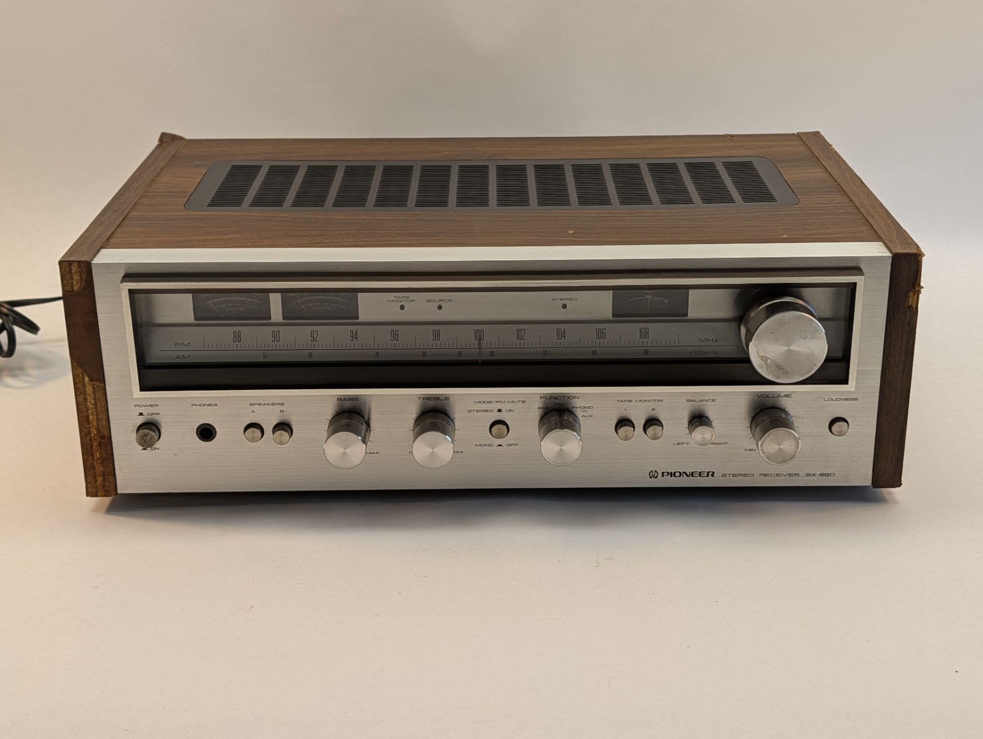 VTG Pioneer Stereo Receiver SX-680 works