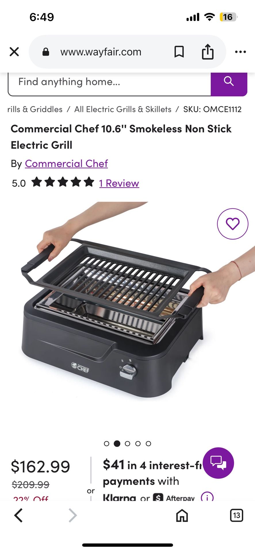 Commercial Chef Grill