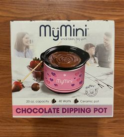 My mini Melting chocolate dipping ceramic pot