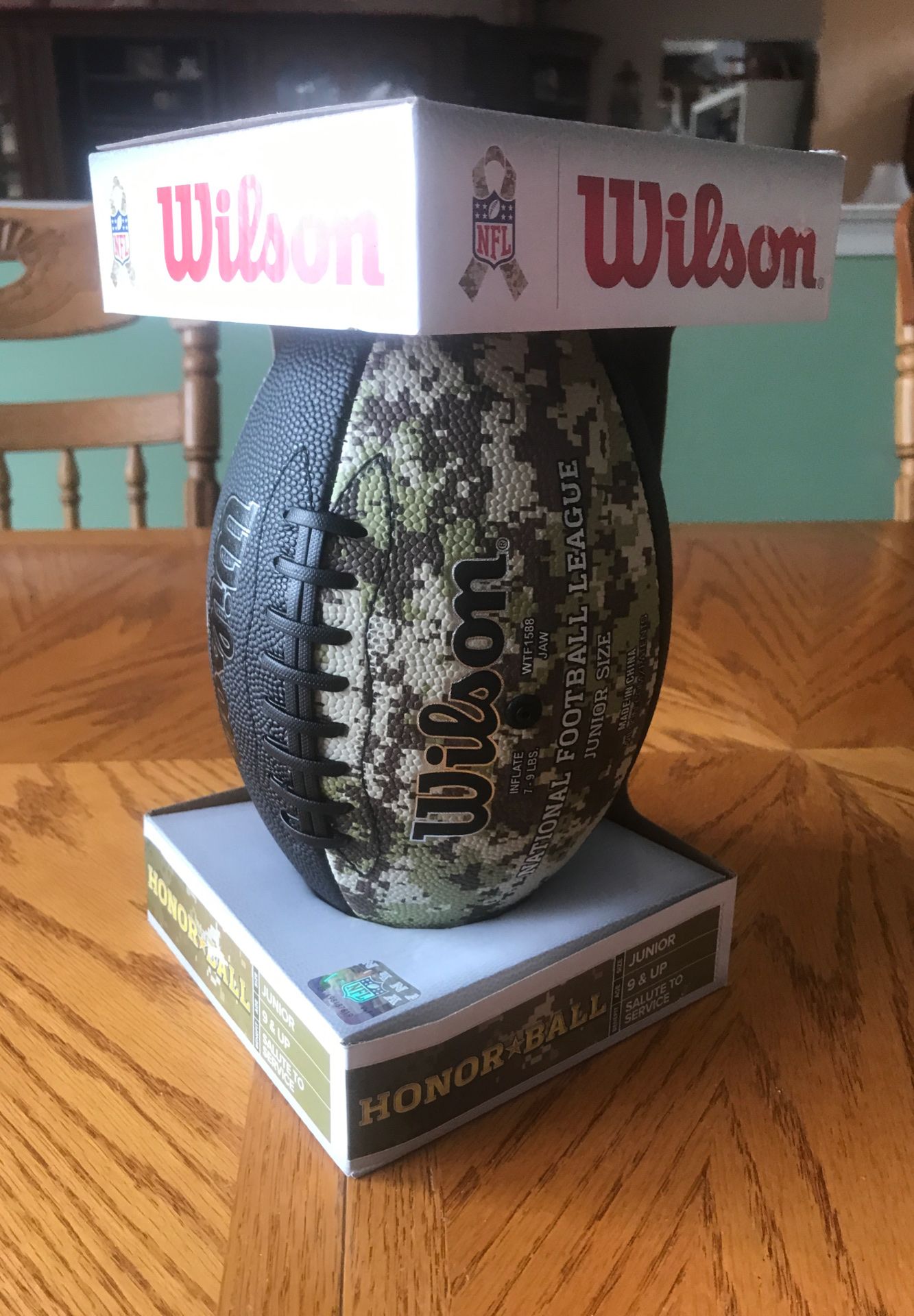 Wilson Junior NFL Salute to Service Camouflage Football