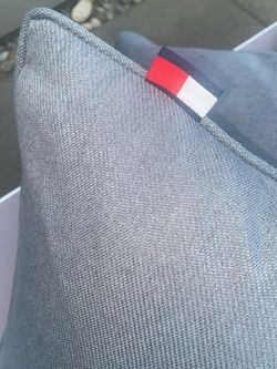 Tommy Hilfiger Throw Pillows  20”x20”  with Zippers and perfect condition