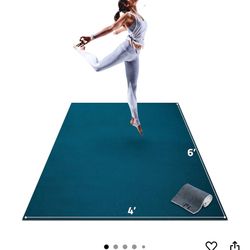 Gorilla Mats Large Yoga Mat 6’ c 4’ x 8mm