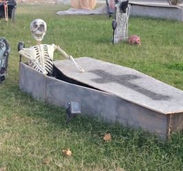 Wood coffin