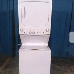 GE Appliances Unitized Spacemaker® 3.8 cu. ft. Washer & 5.9 cu. ft. Dryer