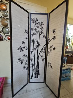 3 panel room divider