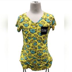 Briefly Stated L/XL 14-18 Despicable Me 3 Short Sleeved Vneck Sleep Dress