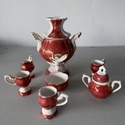Vintage Decorative Porcelain Tea Set