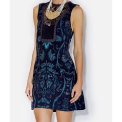 Brand New Free People Midnight Blue Maribelle Dress - Size XS