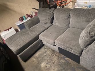 Gray Fabric Sofa
