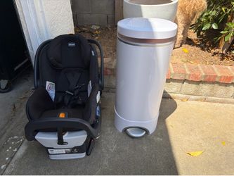 Free Infant Car seat and Diaper Can