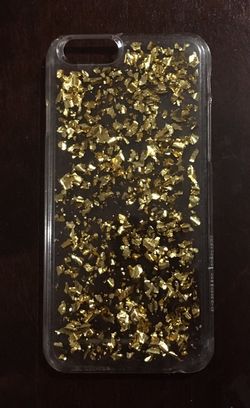 Gold/Clear iPhone 6 case