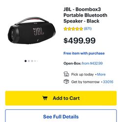 Jbl Boombox Bluetooth Speaker