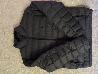 grey polo puffer jacket