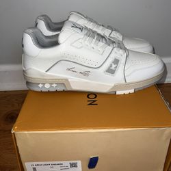LV Trainers White Grey Men’s Size 11 Brand New Jordan