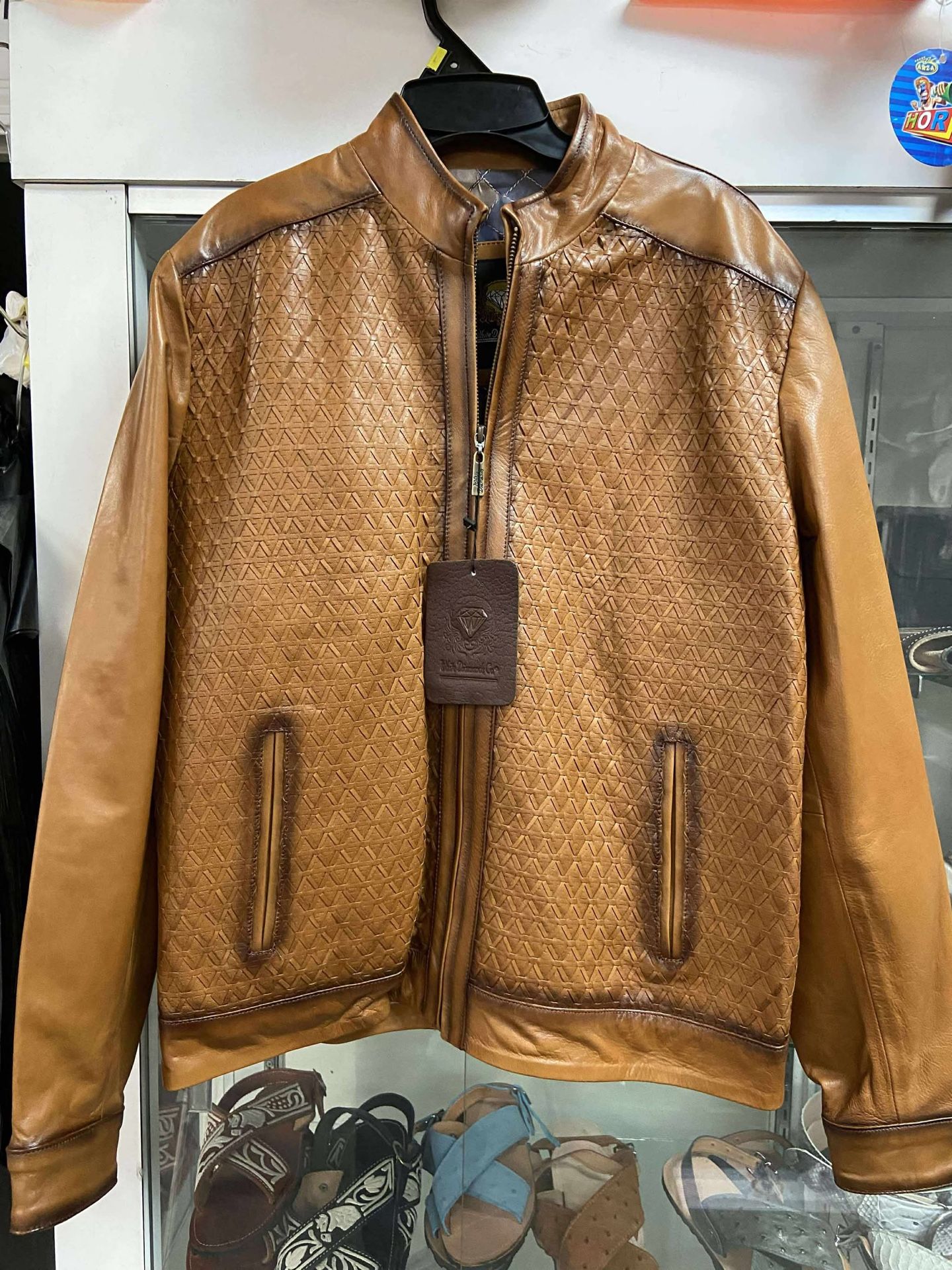 Nuevas chamarras de Piel original trenzada a mano