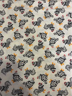 Chic all over in ivory 1 yard 100% cotton