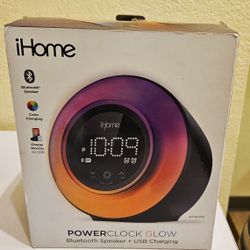 Ihome Alarm Clock With Blutooth & FM Radio