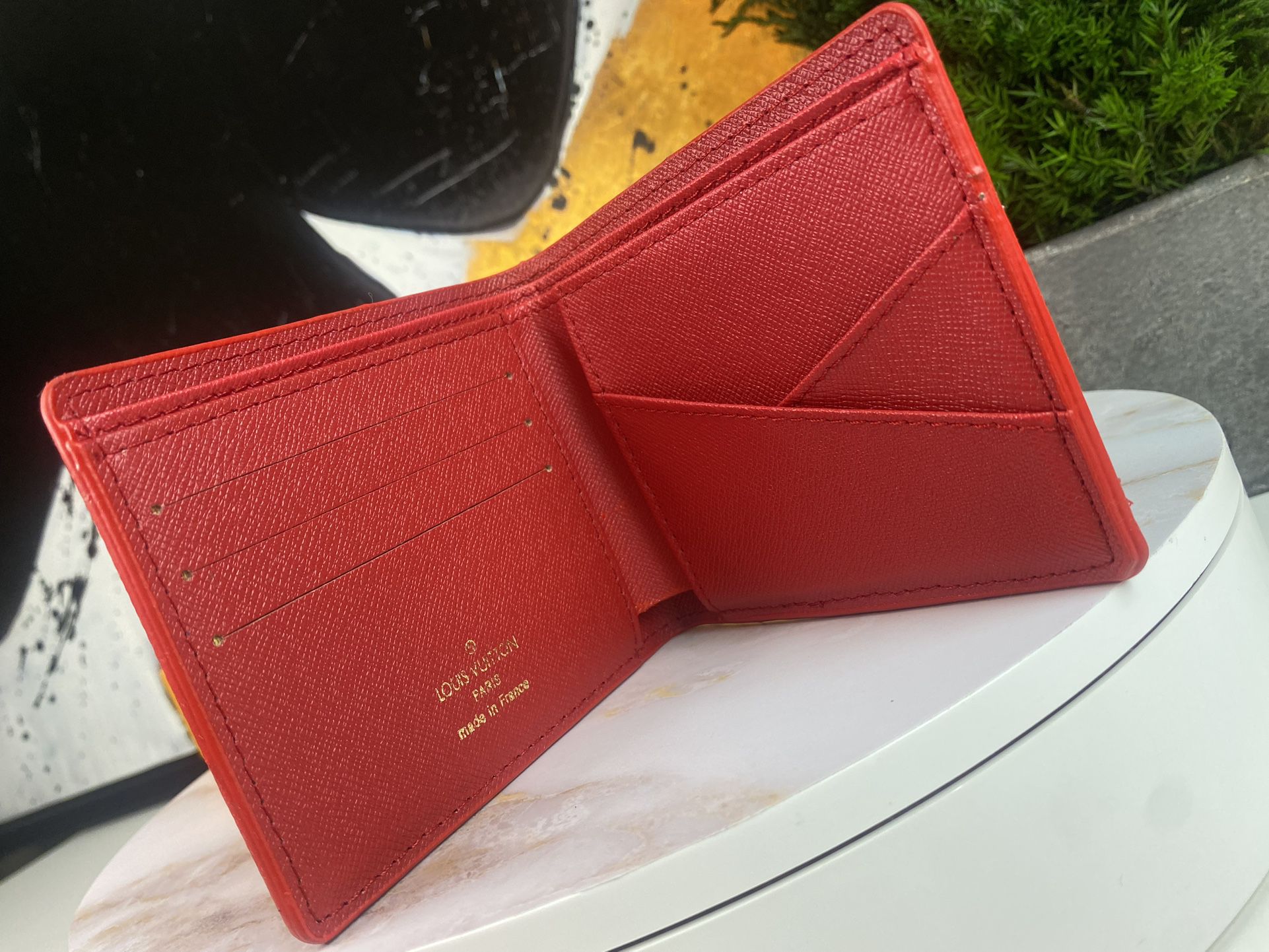L.V x Supreme Wallet In Red for Sale in Vista, CA - OfferUp